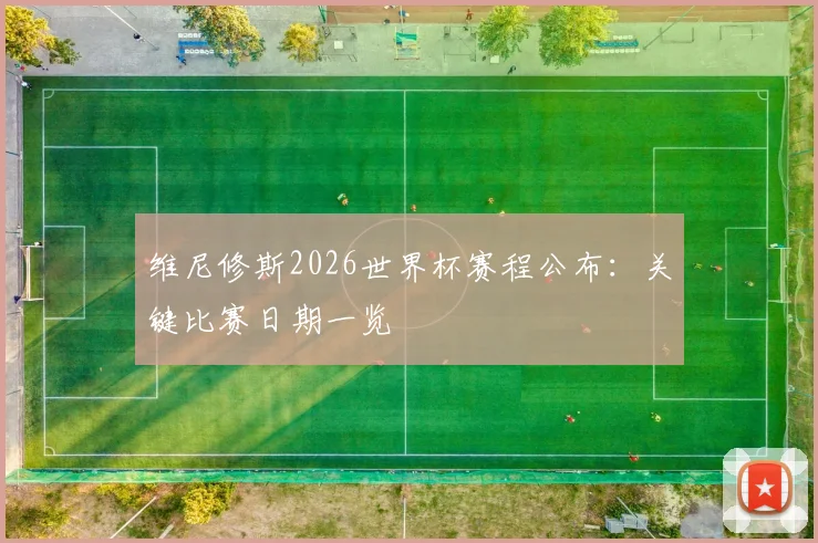 维尼修斯2026世界杯赛程公布:关键比赛日期一览