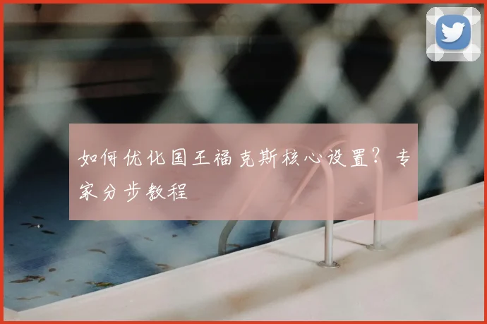 如何优化国王福克斯核心设置?专家分步教程